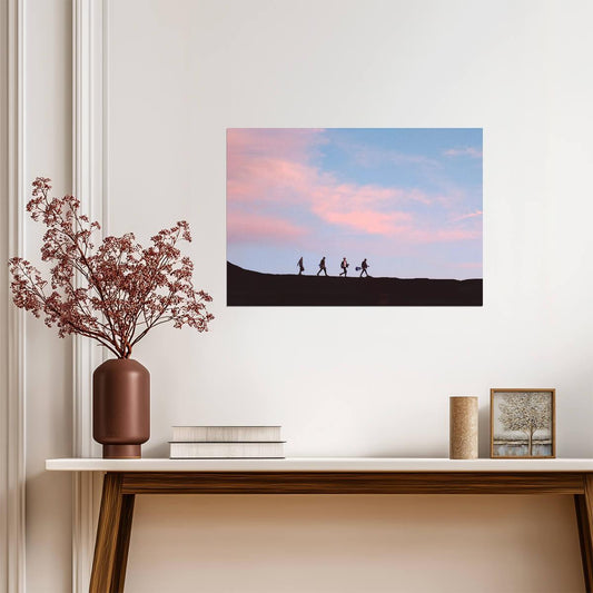 Coldplay Band Silhouette | Music Poster | Alternative Rock Wall Art - Music Poster