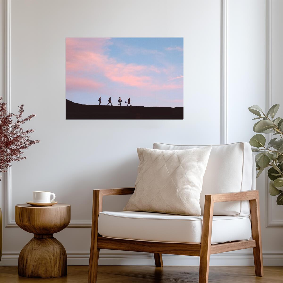 Coldplay Band Silhouette | Music Poster | Alternative Rock Wall Art - Music Poster