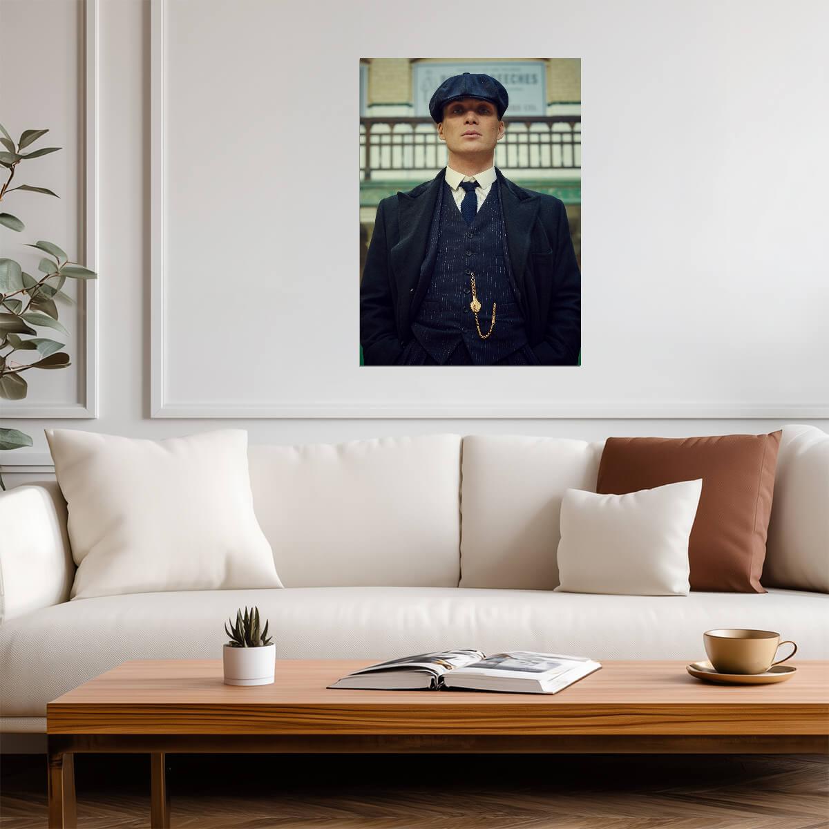 Cillian Murphy as Thomas Shelby | TV Show Poster | Peaky Blinders Art - Movies & TV Poster