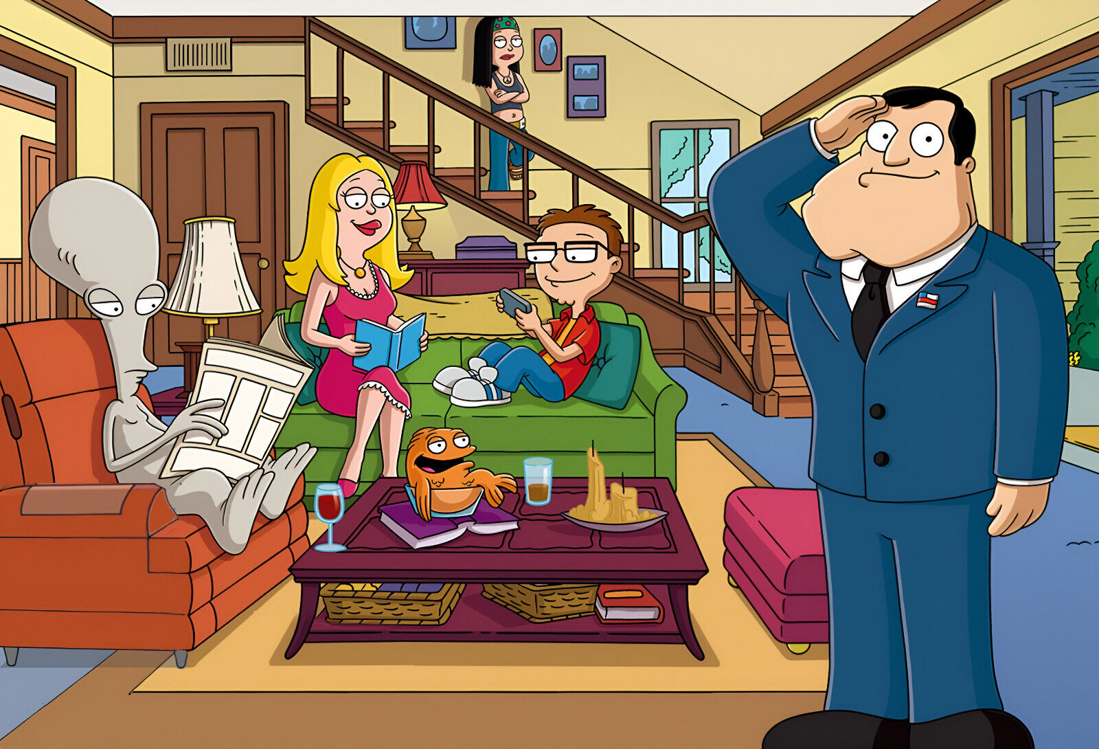 American Dad! | Animated Series Art | Funny TV Poster - Movies & TV Poster