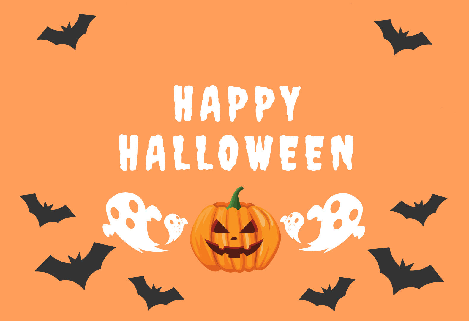 Halloween | Warm Tone Art | Seasonal Poster - Graphic & Art Poster