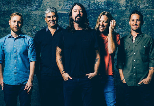 Foo Fighters Band Portrait | Rock Music Poster | Alternative Wall Art - Music Poster