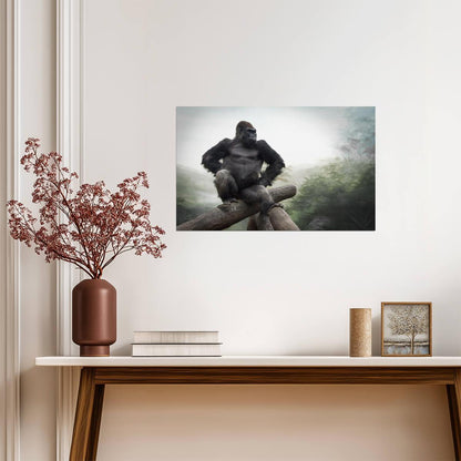 Gorilla | Silverback Portrait | Wildlife Poster - Photography Poster