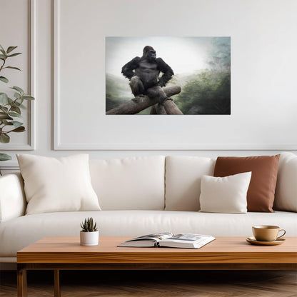 Gorilla | Silverback Portrait | Wildlife Poster - Photography Poster