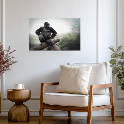 Gorilla | Silverback Portrait | Wildlife Poster - Photography Poster