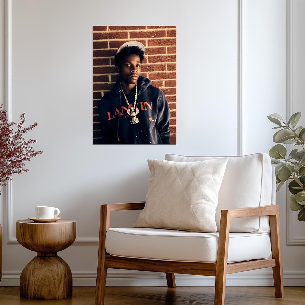 Quando Rondo Portrait | Hip Hop Music Poster | Modern Rap Artist Wall Art - Music Poster