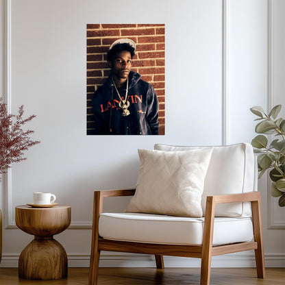 Quando Rondo Portrait | Hip Hop Music Poster | Modern Rap Artist Wall Art - Music Poster