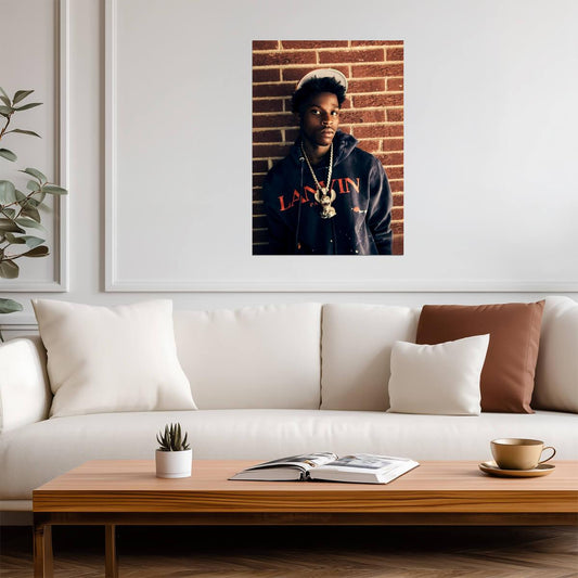 Quando Rondo Portrait | Hip Hop Music Poster | Modern Rap Artist Wall Art - Music Poster