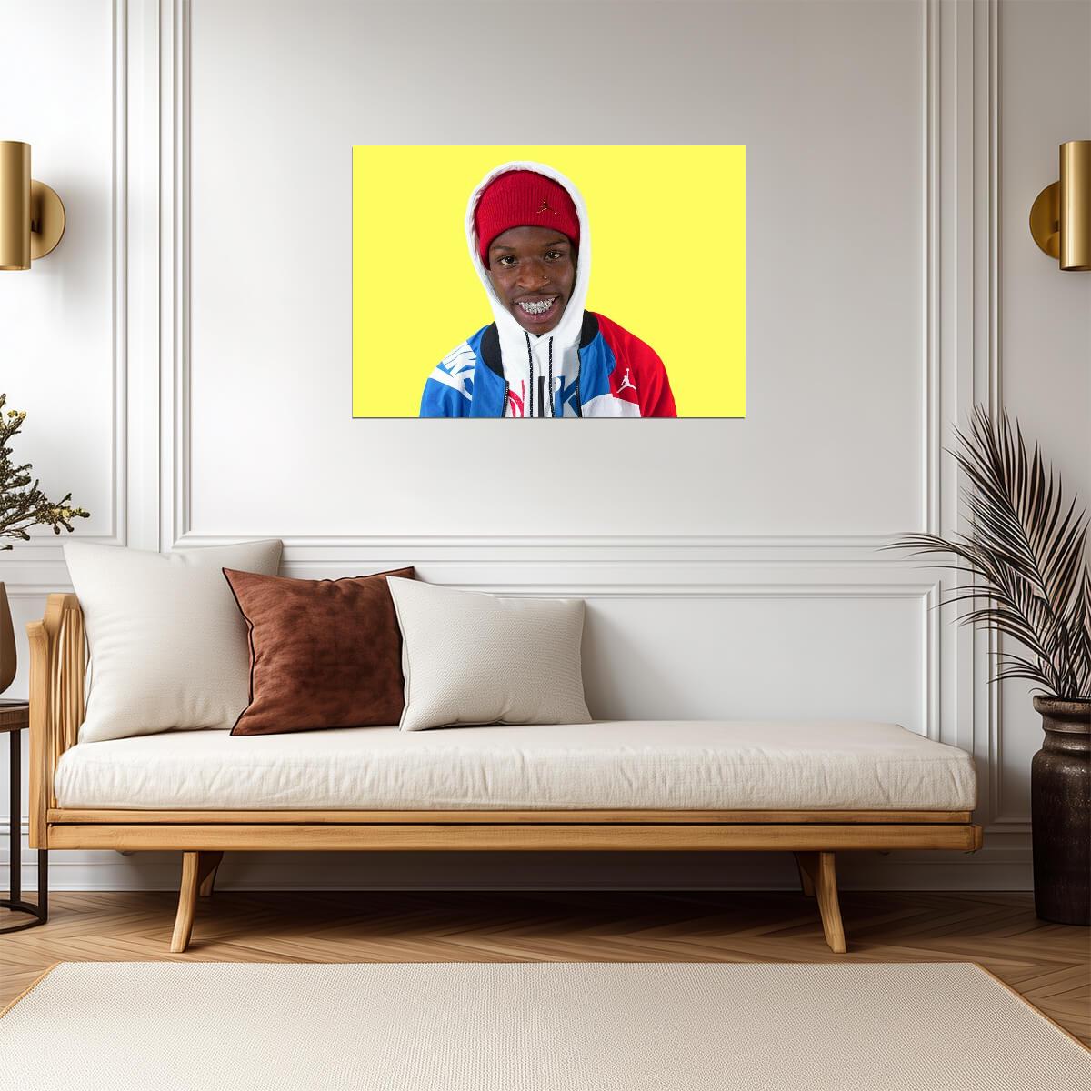 Quando Rondo | Modern Hip Hop Poster | Rapper Portrait Wall Art - Music Poster