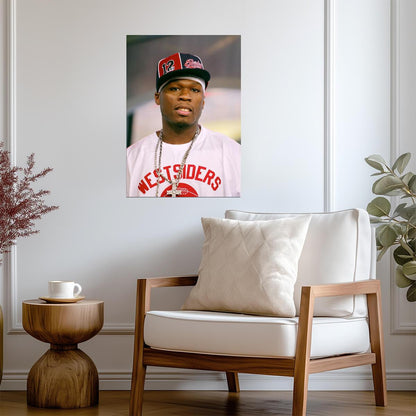 50 Cent Shady 12 Cap | Classic Hip Hop Poster | Music Star Wall Art - Music Poster