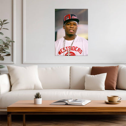50 Cent Shady 12 Cap | Classic Hip Hop Poster | Music Star Wall Art - Music Poster