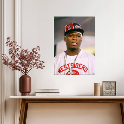 50 Cent Shady 12 Cap | Classic Hip Hop Poster | Music Star Wall Art - Music Poster