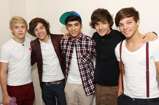 One Direction Early Years Group Photo | Nostalgic Pop Music Poster | Boy Band Wall Art - Music Poster