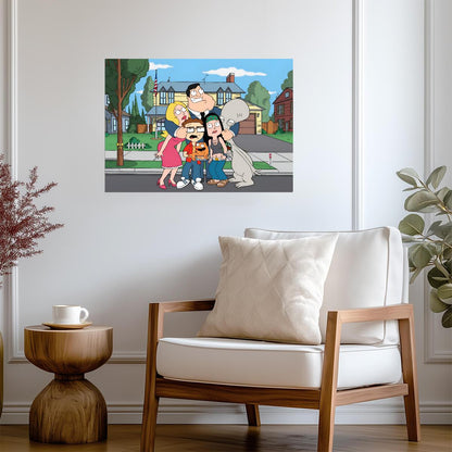 American Dad! | Cartoon Sitcom Art | TV Series Poster - Movies & TV Poster