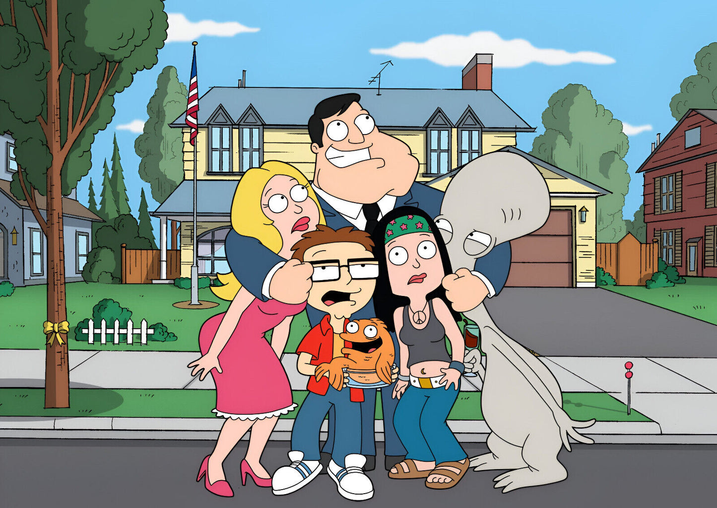American Dad! | Cartoon Sitcom Art | TV Series Poster - Movies & TV Poster