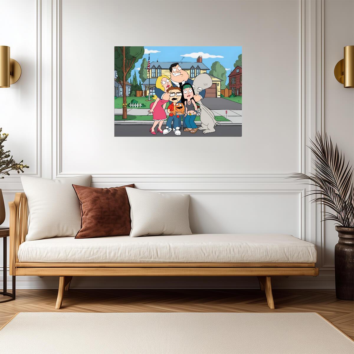American Dad! | Cartoon Sitcom Art | TV Series Poster - Movies & TV Poster
