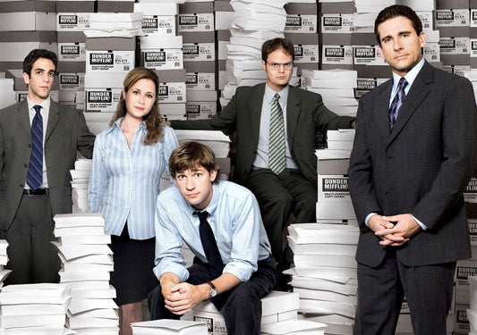 The Office Main Cast Promo Photo | Classic Sitcom Poster | Dunder Mifflin Wall Art - Movies & TV Poster