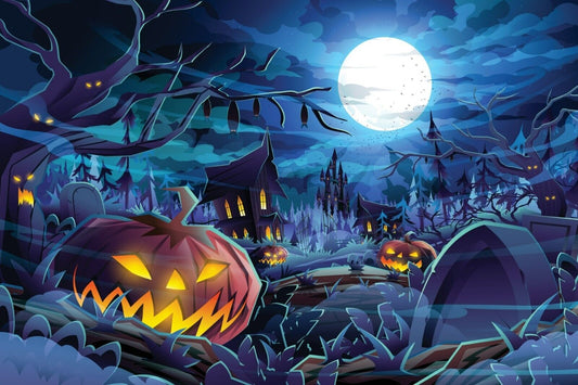 Halloween | Scary Night Decor | Event Poster - Graphic & Art Poster