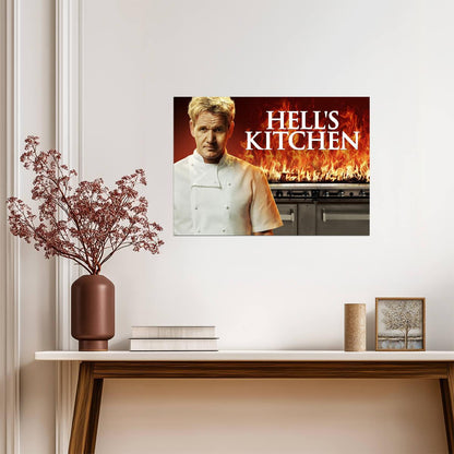 Gordon Ramsay | Warm Tone Art | Food Lover Poster - Celebrities Poster
