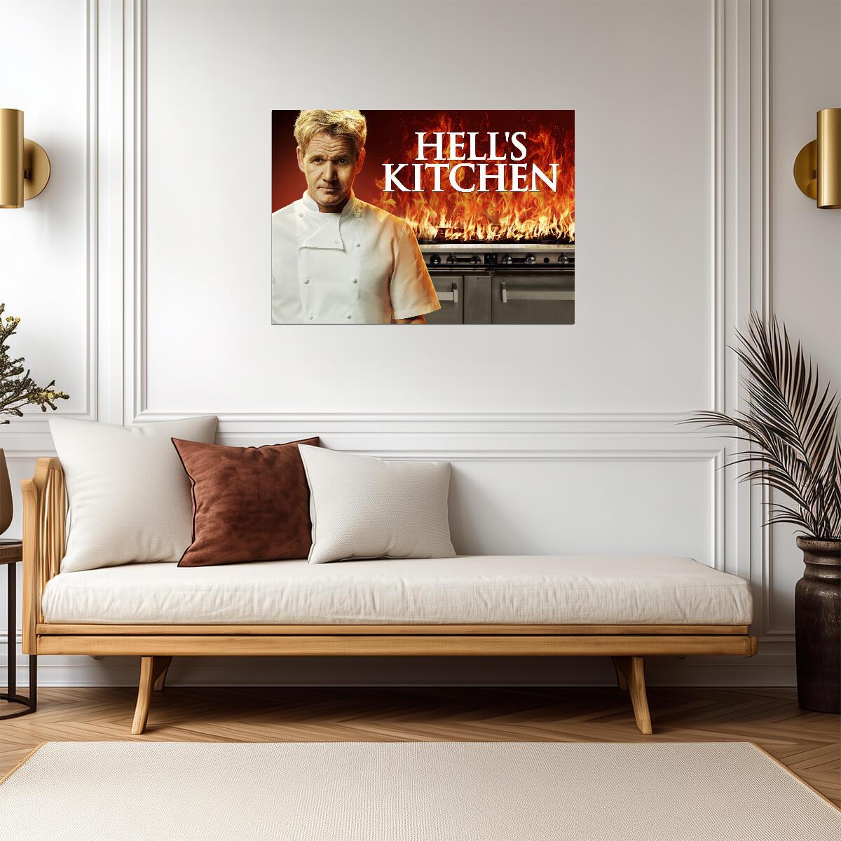 Gordon Ramsay | Warm Tone Art | Food Lover Poster - Celebrities Poster
