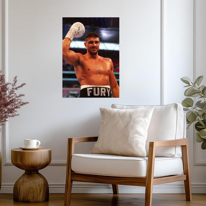 Tommy Fury Victory Pose | Professional Boxing Poster | Sports Photography Wall Art - Sports Poster