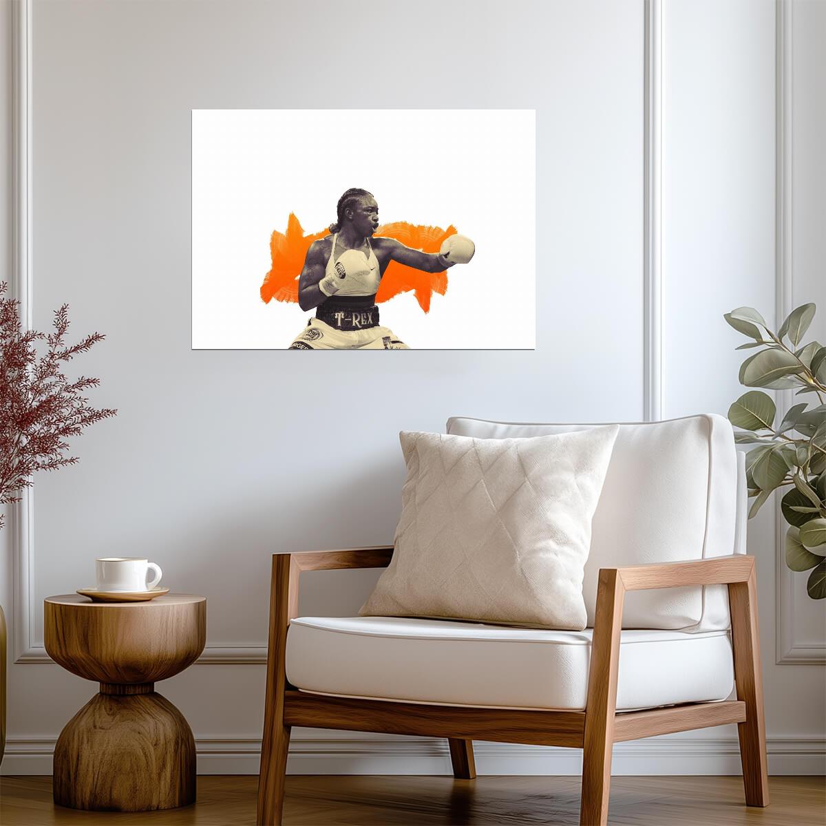 Claressa Shields T-Rex | Boxing Poster | Sports Legend Art - Sports Poster