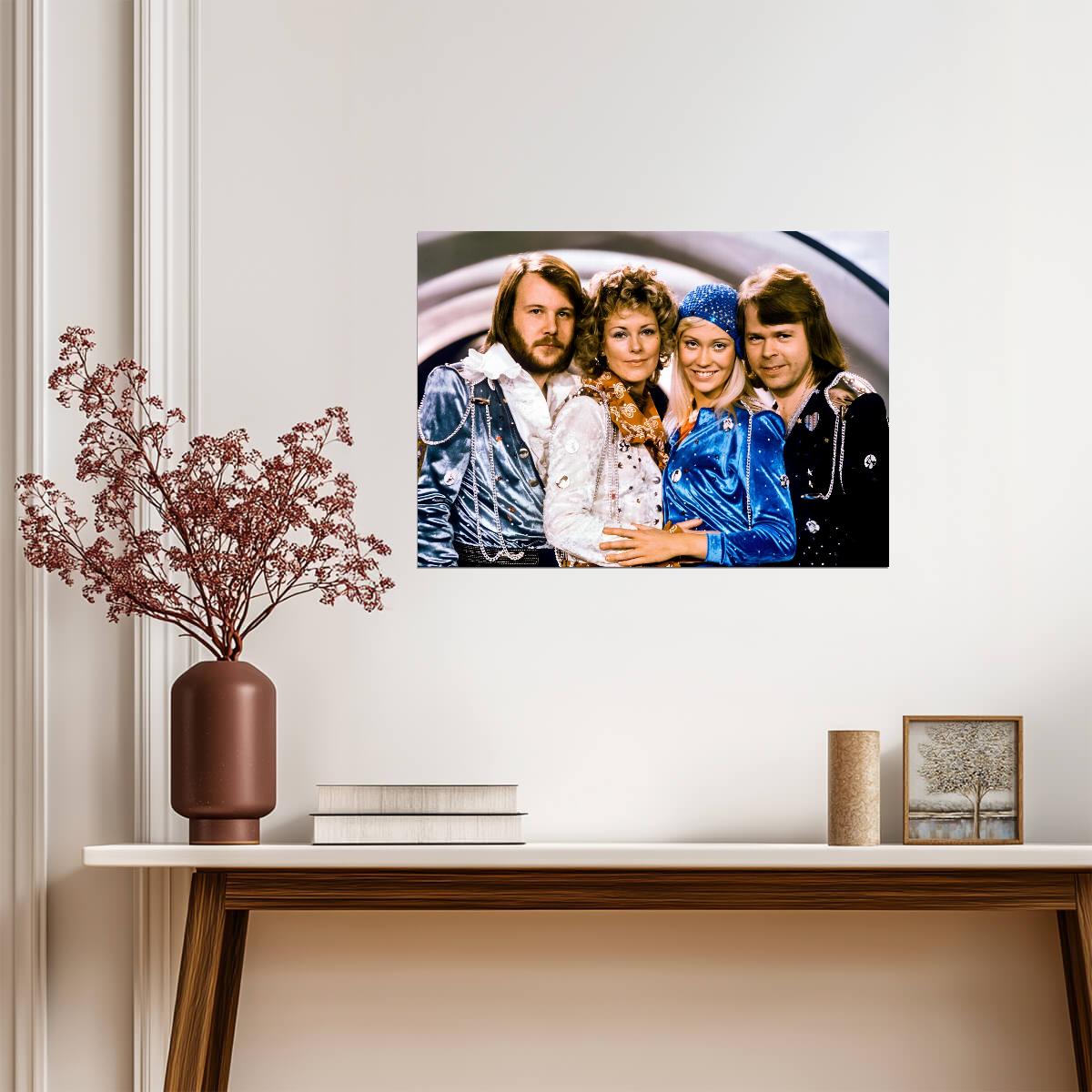 Abba Dancing Queen Era | Band Poster | Disco Legend Art - Music Poster