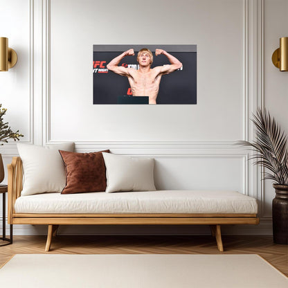 Paddy The Baddy Pimblett UFC Weigh-In | MMA Poster | Combat Sports Wall Art - Sports Poster