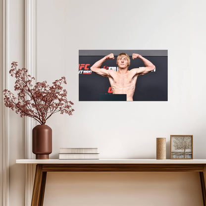 Paddy The Baddy Pimblett UFC Weigh-In | MMA Poster | Combat Sports Wall Art - Sports Poster
