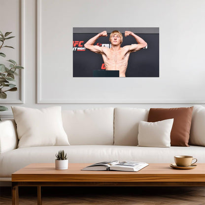 Paddy The Baddy Pimblett UFC Weigh-In | MMA Poster | Combat Sports Wall Art - Sports Poster