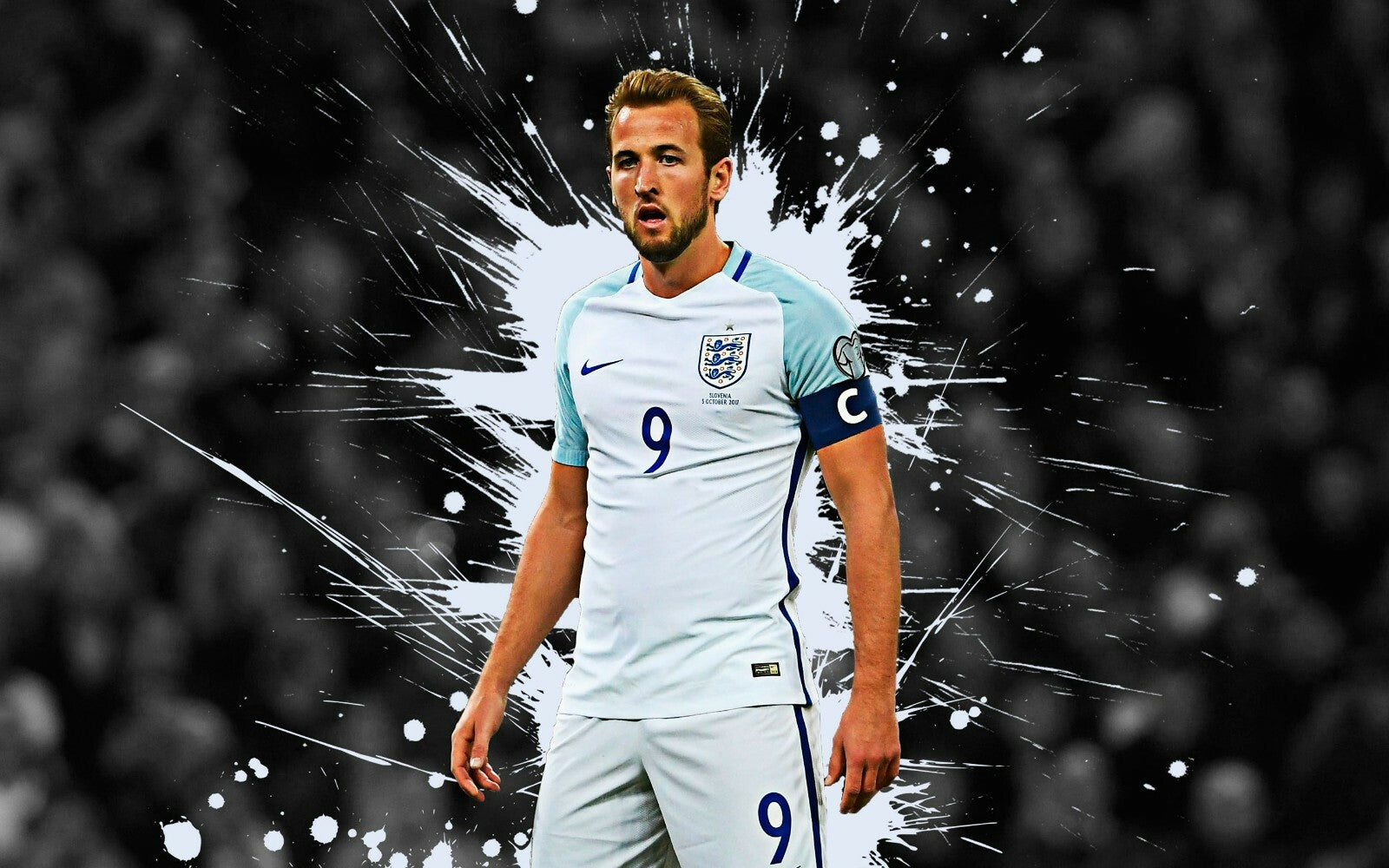 Harry Kane Stylized Art | Soccer Star Poster | England Football Print - Sports Poster