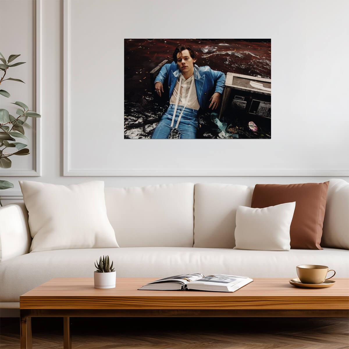 Harry Styles Fine Line | Music Album Art Poster | Aesthetic Room Decor - Music Poster