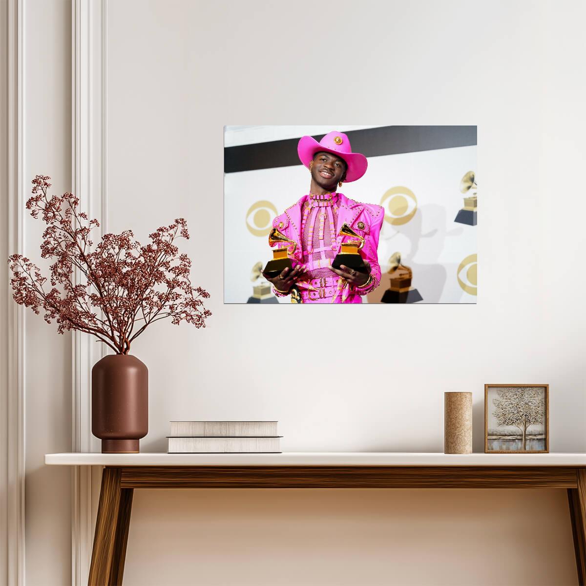Lil Nas X Wall Art | American Singer Poster - Music Poster