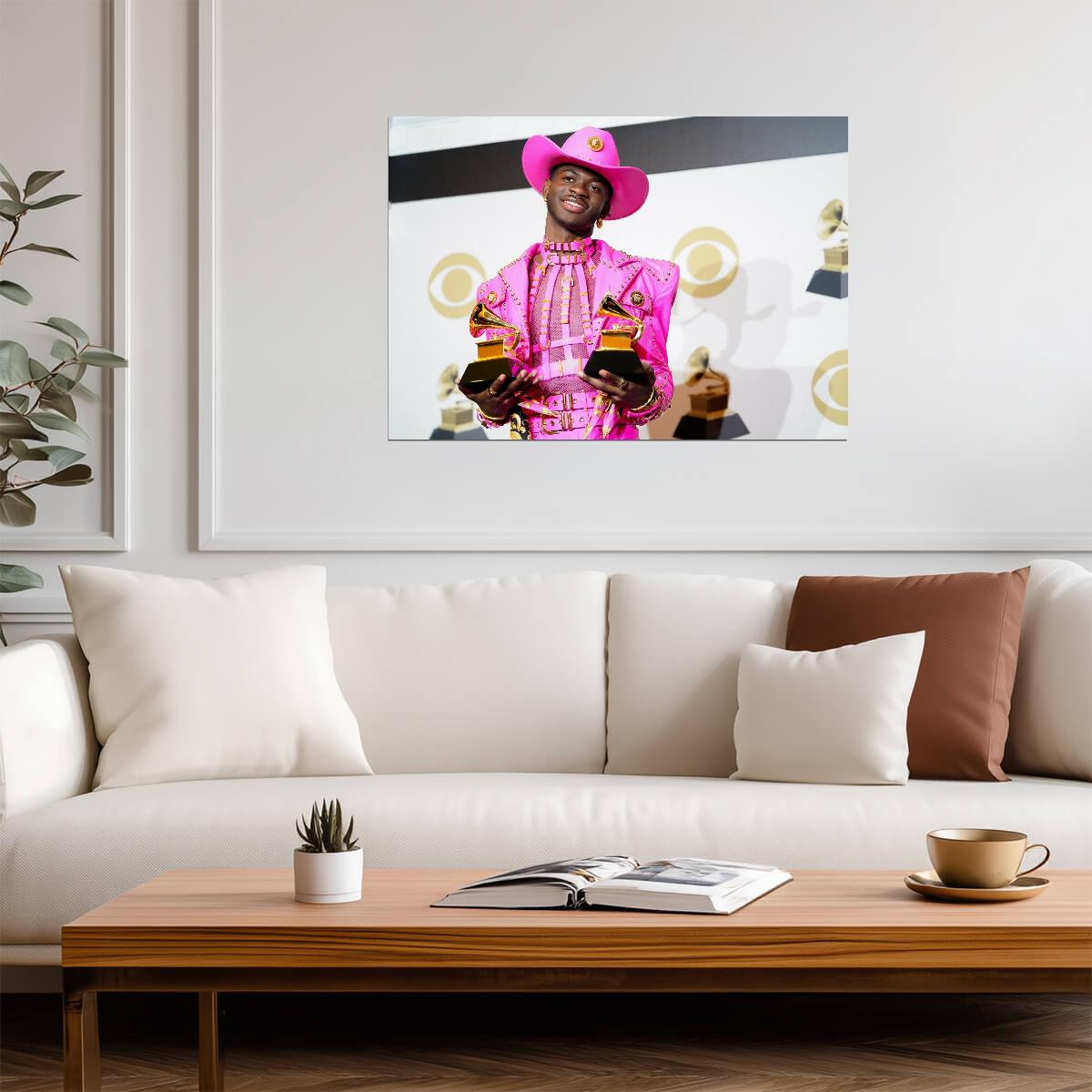 Lil Nas X Wall Art | American Singer Poster - Music Poster