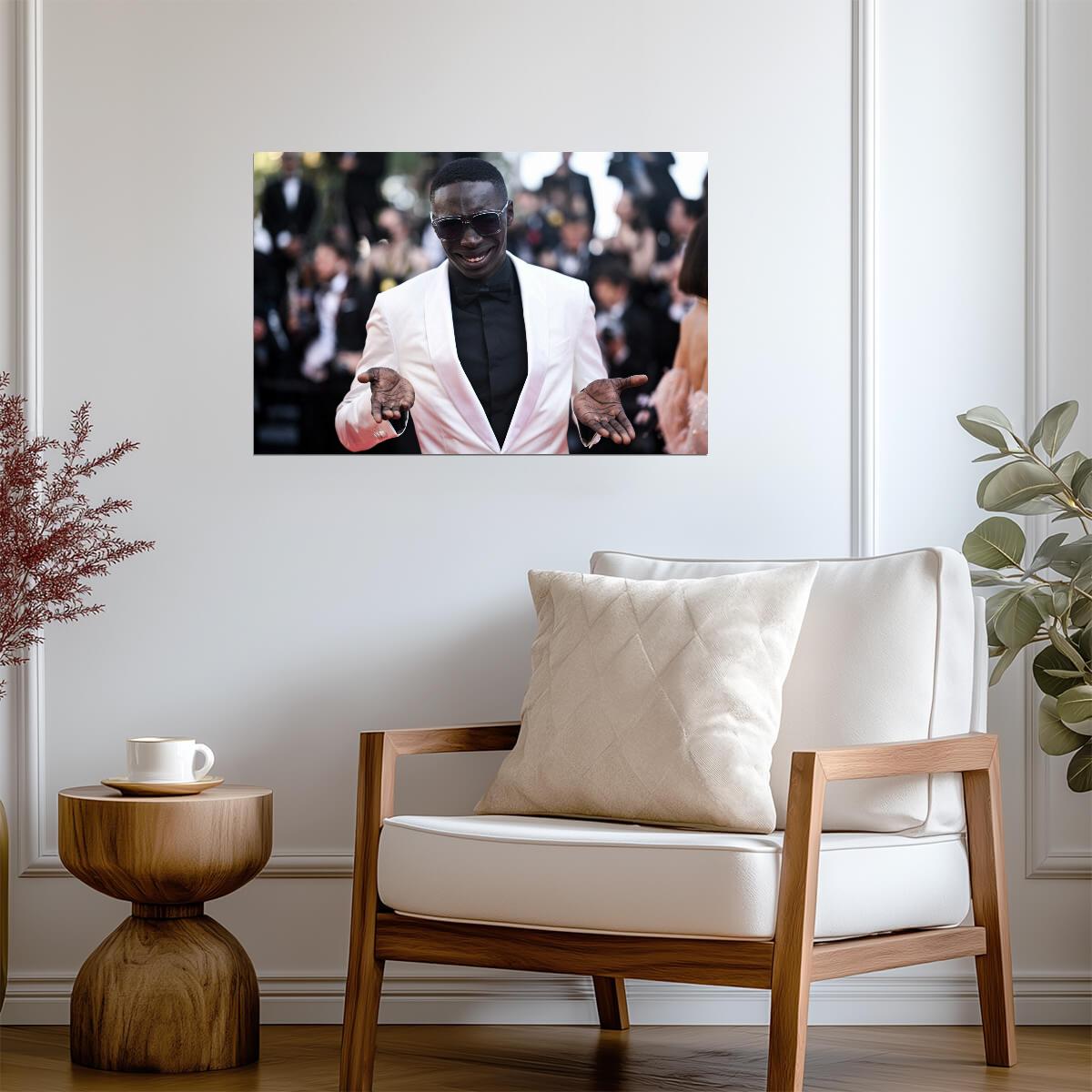 Khaby Lame Print | Wall Art Poster - Celebrities Poster