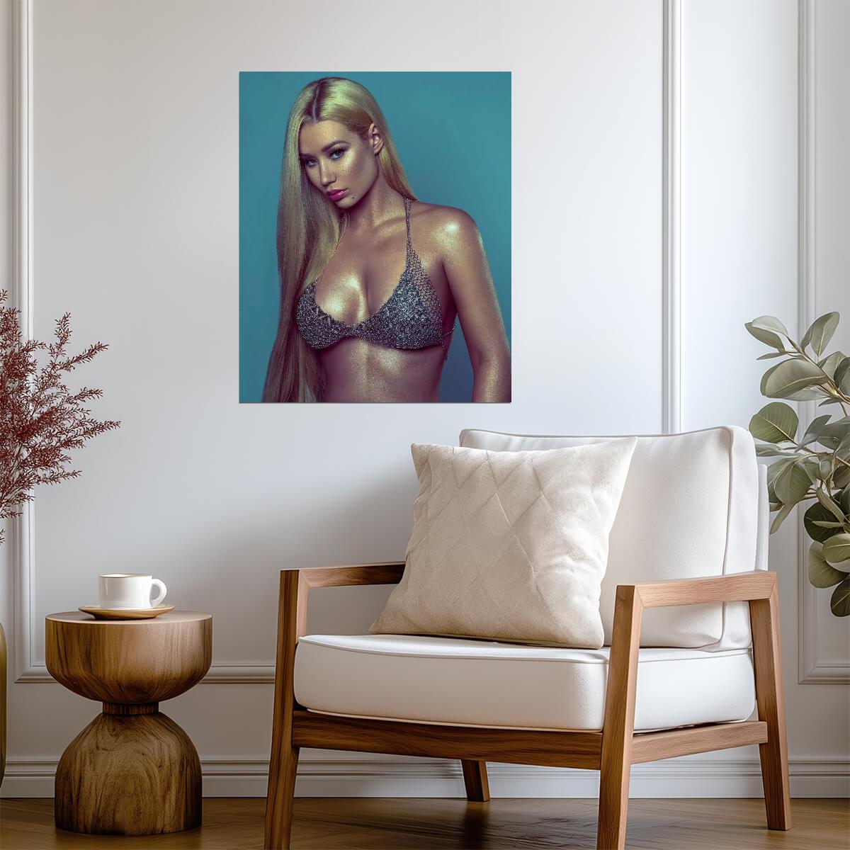 Iggy Azalea Music Portrait | Pop Star Wall Art | Sexy Hip Hop Poster - Music Poster