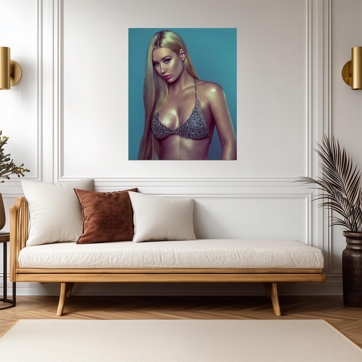 Iggy Azalea Music Portrait | Pop Star Wall Art | Sexy Hip Hop Poster - Music Poster