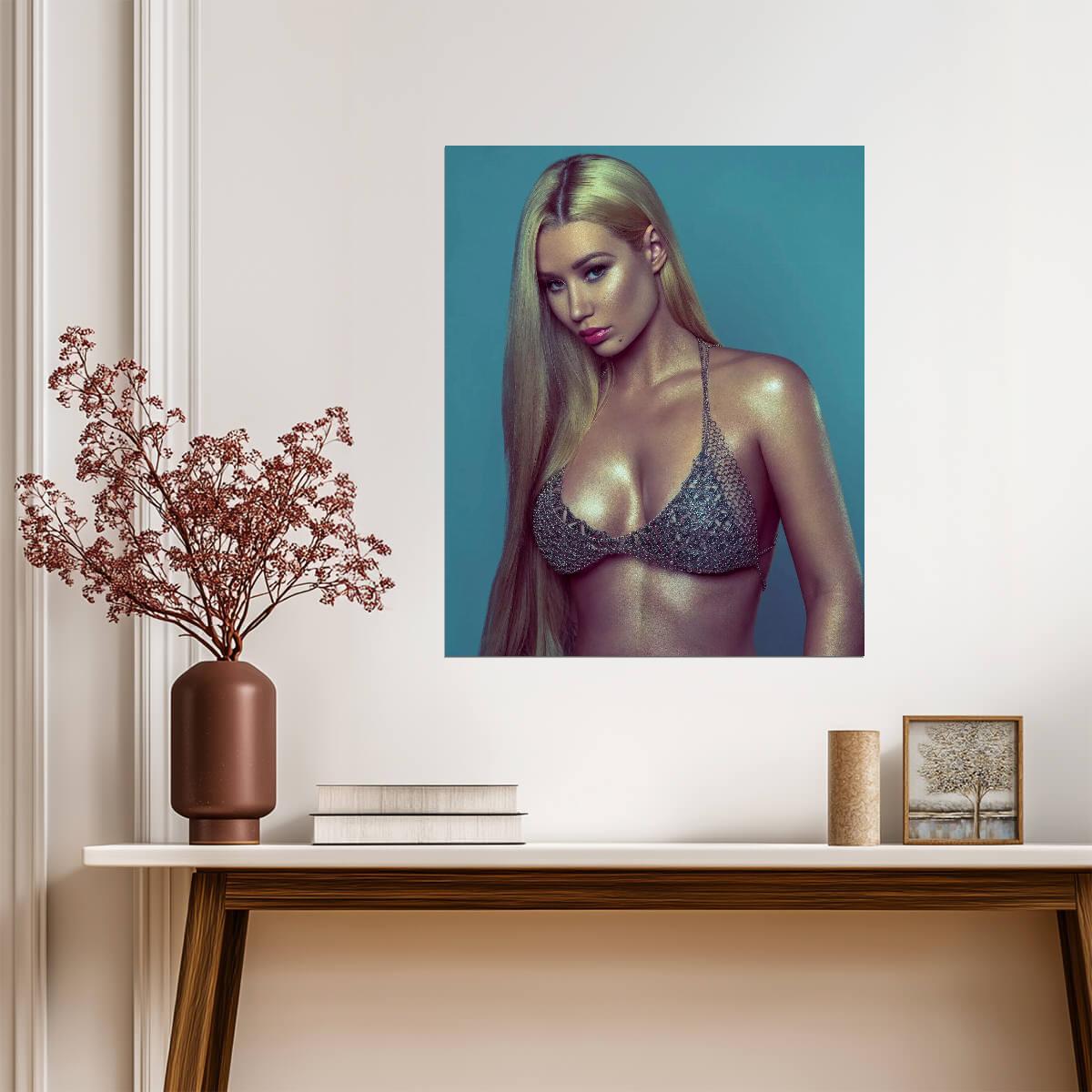 Iggy Azalea Music Portrait | Pop Star Wall Art | Sexy Hip Hop Poster - Music Poster
