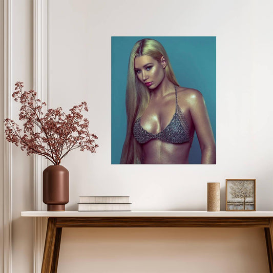 Iggy Azalea Music Portrait | Pop Star Wall Art | Sexy Hip Hop Poster - Music Poster