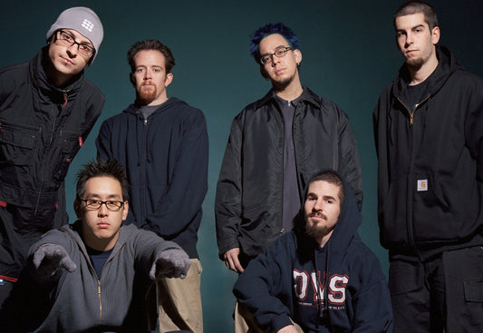 Linkin Park Early 2000s Band Photo | Nu Metal Music Poster | Vintage Rock Wall Art - Music Poster