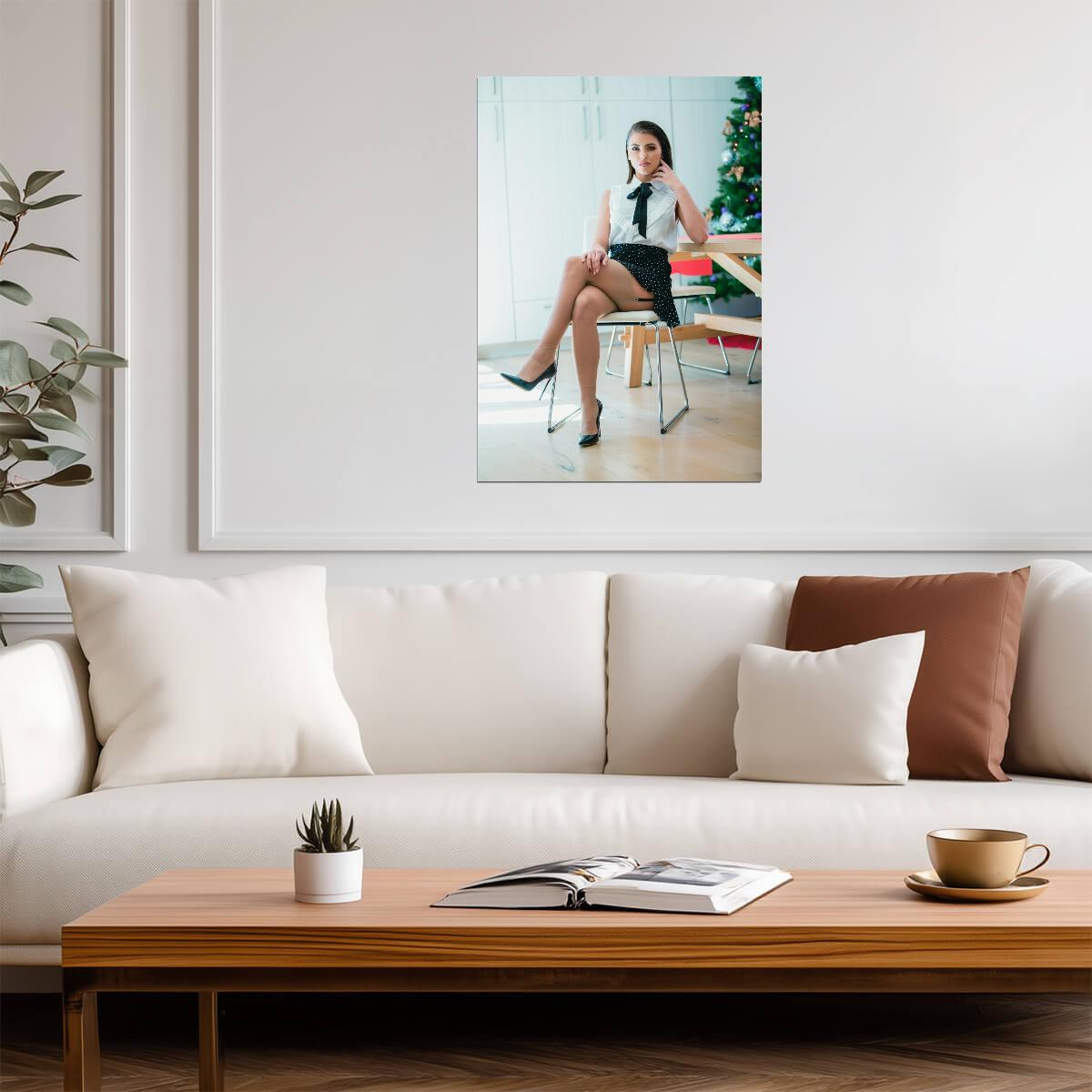 Adriana Chechik Glamour Photoshoot | Celebrity Poster | Sexy Model Wall Art - Celebrities Poster