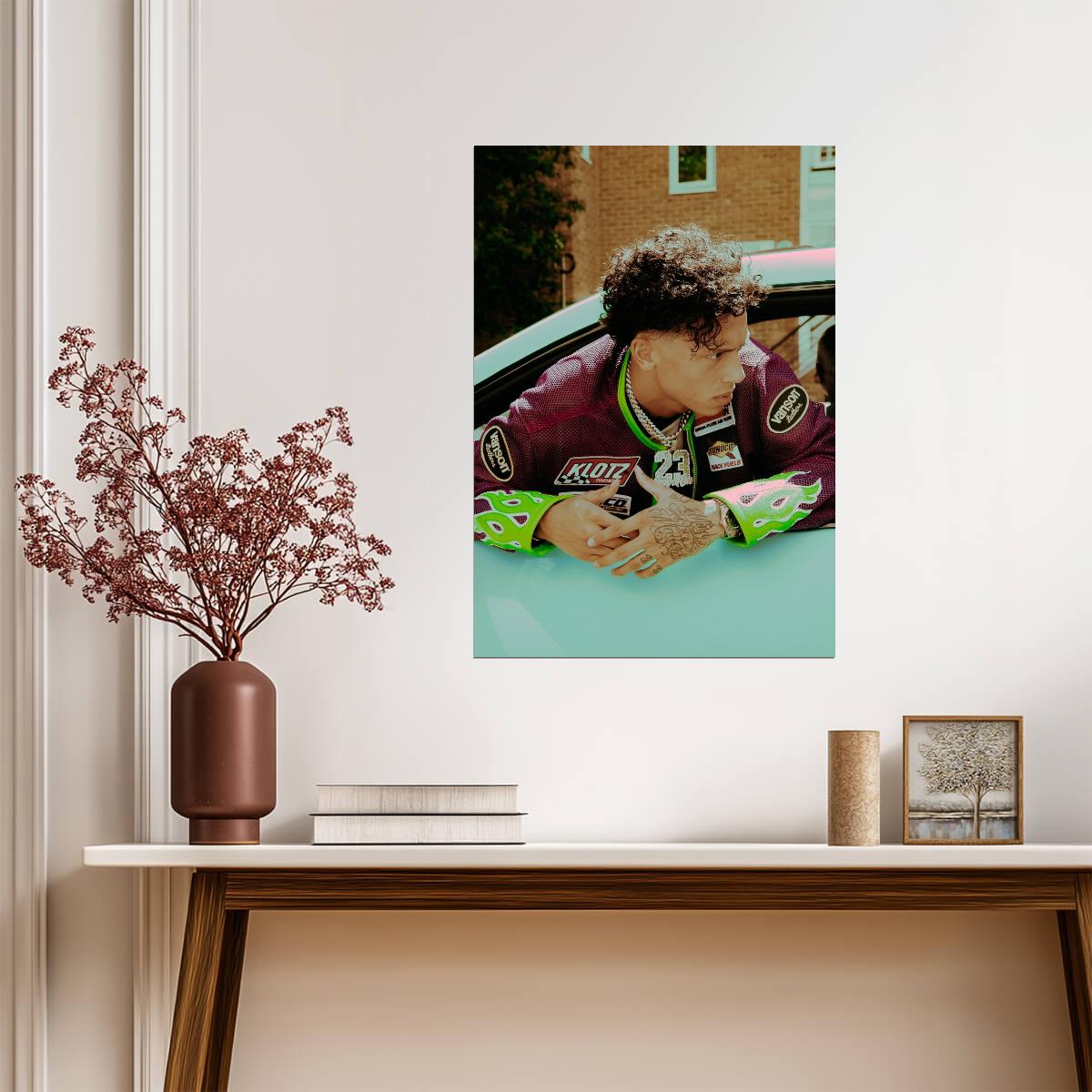 Central Cee Vanson Racing Jacket | '23' Poster | UK Rap Star Wall Art - Music Poster