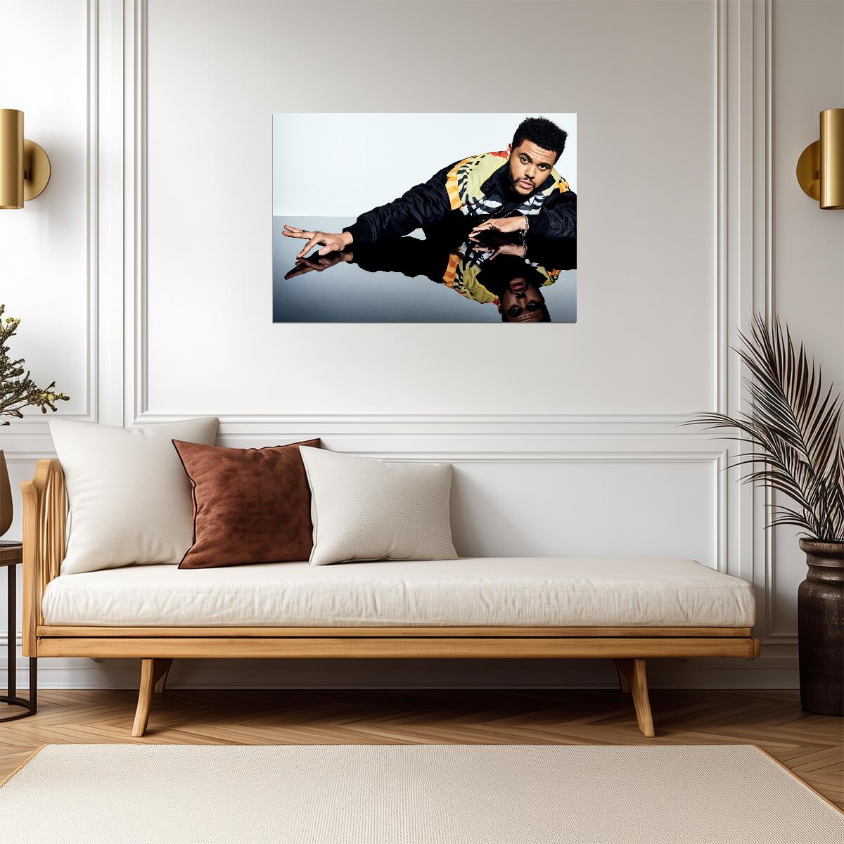 The Weeknd Reflection Photoshoot | Modern Music Poster | R&B Star Wall Art - Music Poster
