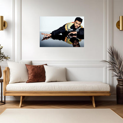 The Weeknd Reflection Photoshoot | Modern Music Poster | R&B Star Wall Art - Music Poster