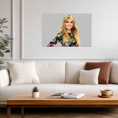 Heidi Klum | TV Host | Modern Wall Poster - Celebrities Poster