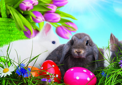 Easter | Vibrant Egg Hunt | Spring Poster - Graphic & Art Poster