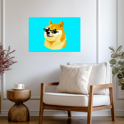 Dogecoin | Crypto Art | Digital Currency Poster - Graphic & Art Poster