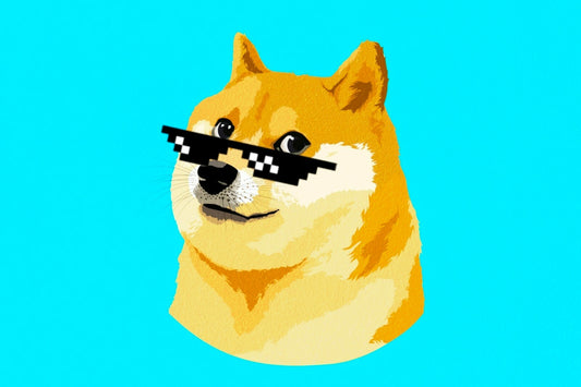 Dogecoin | Crypto Art | Digital Currency Poster - Graphic & Art Poster