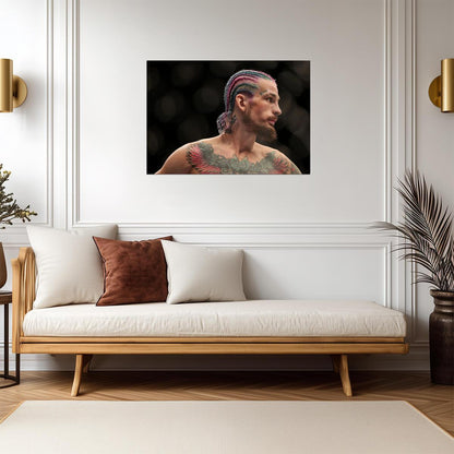Sean O'Malley Suga Show Profile | UFC Poster | Bantamweight Champion Art - Sports Poster