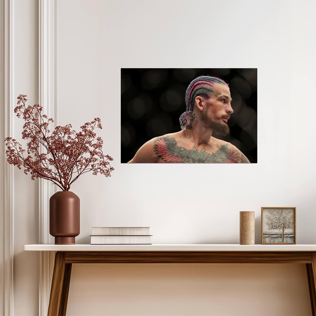 Sean O'Malley Suga Show Profile | UFC Poster | Bantamweight Champion Art - Sports Poster